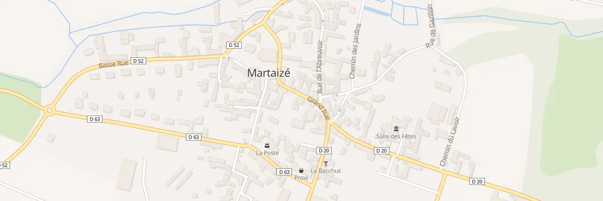 Plan du 8 Gr Grand’Rue à Martaizé