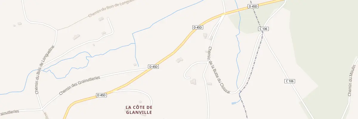 Plan du 5050 Cote de Glanville à Bourgeauville