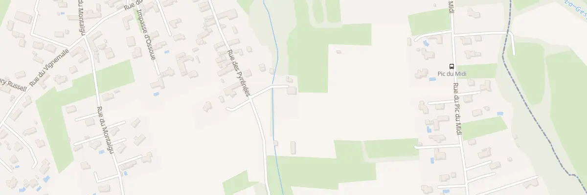 Plan du 36 Rue des Pyrénées à Odos