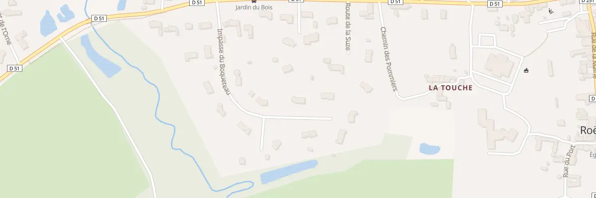 Plan du 9 Imp du Boqueteau à Roëzé-sur-Sarthe