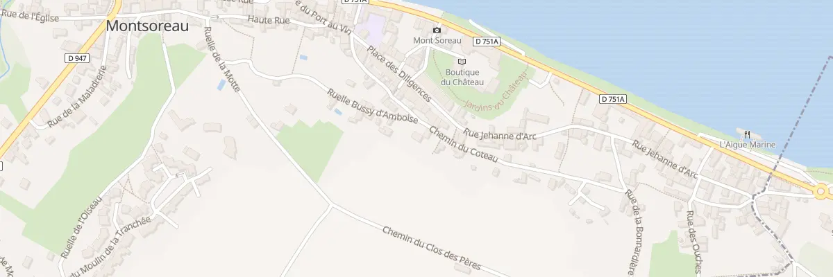 Plan du 2 Che du Coteau à Montsoreau