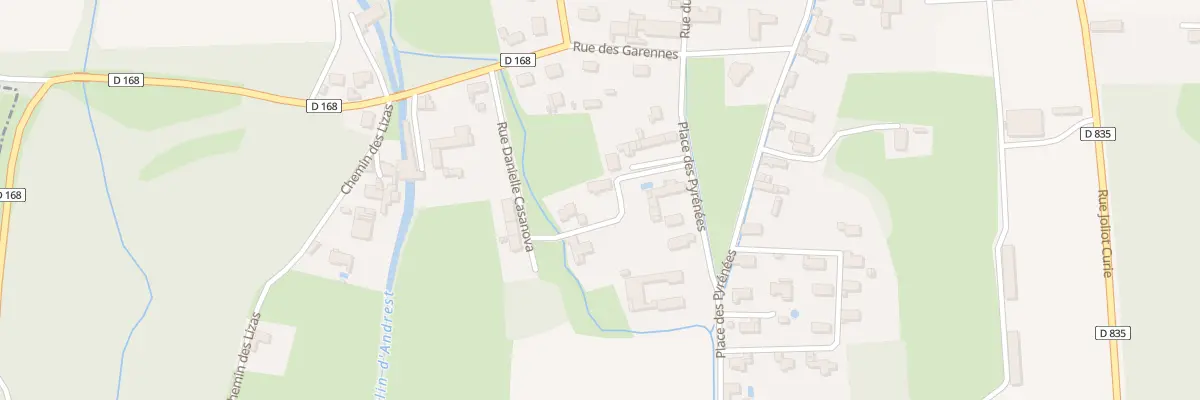 Plan du 3 Rue Arnaud de Lavedan à Andrest