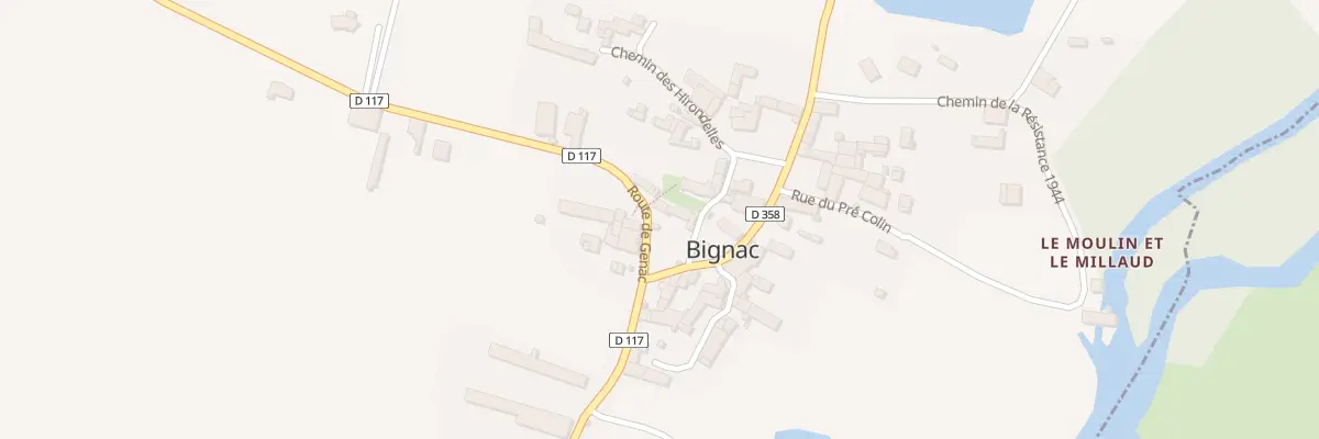 Plan du 6 Rte de Genac à Genac-Bignac