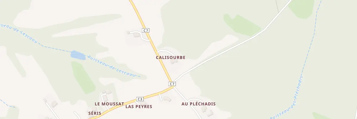 Plan du 5064 A Calisourbe à Sabazan