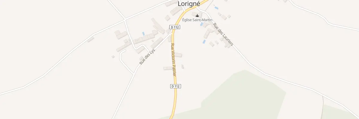 Plan du 29 Rue Victorin Patrier à Lorigné