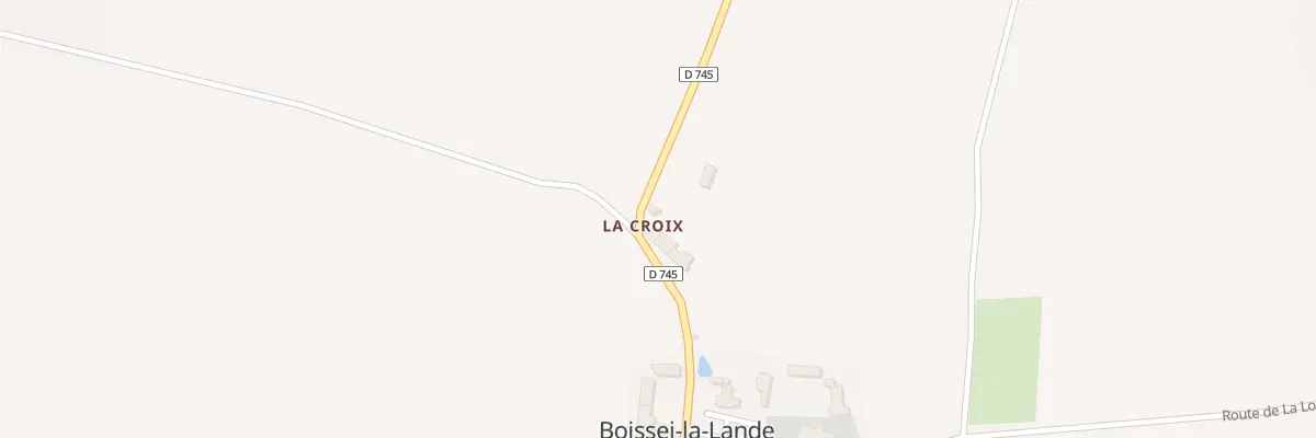 Plan du 21 La Croix à Boissei-la-Lande