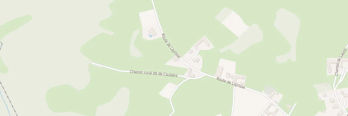 Plan du 25 Rte de Layrisse à Loucrup