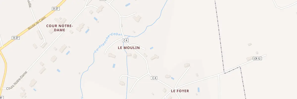 Plan du 5 Che du Foyer à Vauville