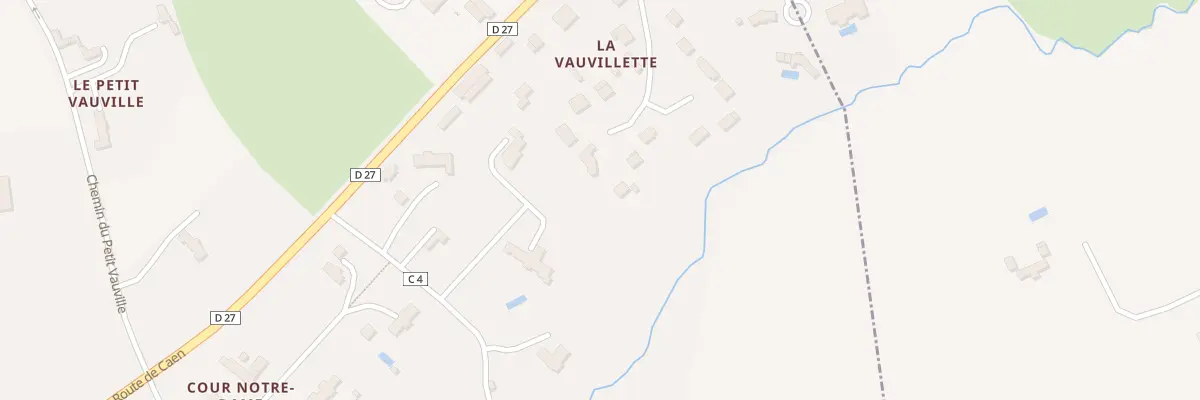 Plan du 12 La Vauvillette à Vauville