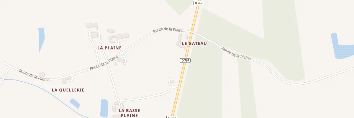Plan du 5 Le Gateau à Vernantes