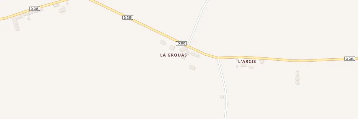 Plan du 6 La Grouas à Bérus