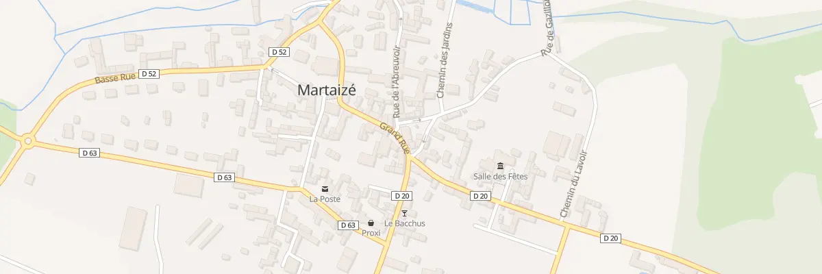 Plan du 15 Gr Grand’Rue à Martaizé
