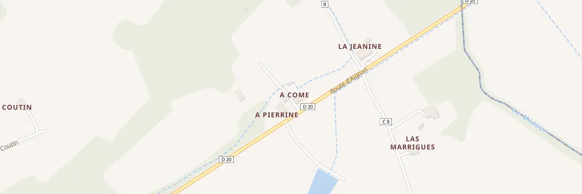 Plan du 5077 A Come à Lasserrade