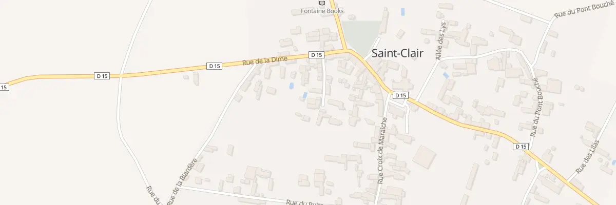 Plan du 4 Ven de la Salamandre à Saint-Clair