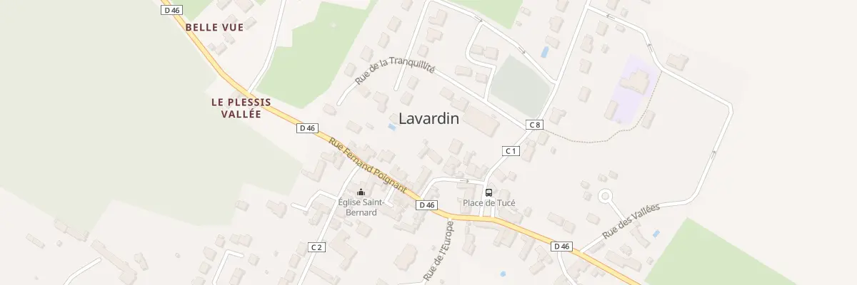 Plan du 3 Rue de la Marechalerie à Lavardin