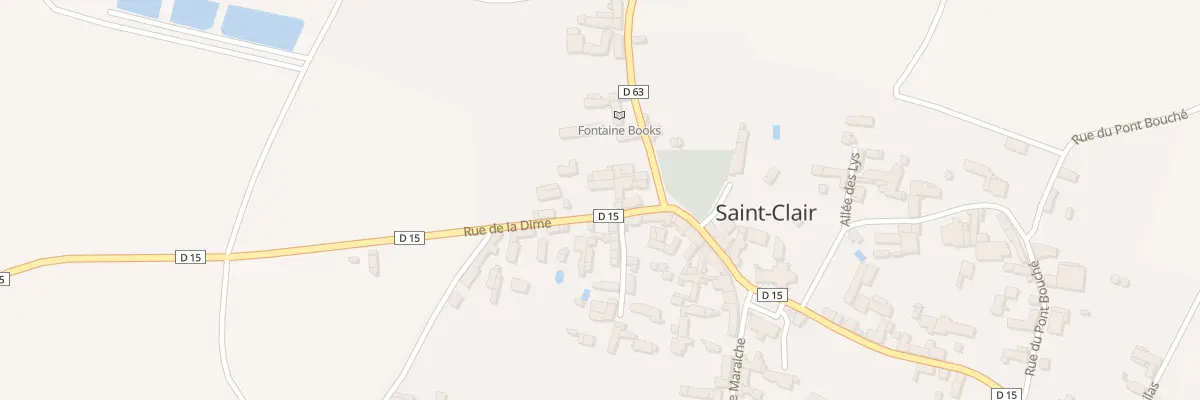 Plan du 8 Rue de la Dime à Saint-Clair