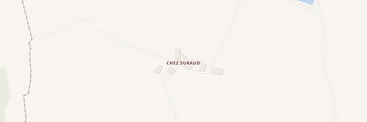 Plan du 5 Vge de Chez Suraud à Bécheresse