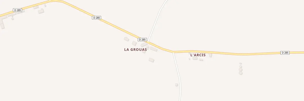 Plan du 8 La Grouas à Bérus