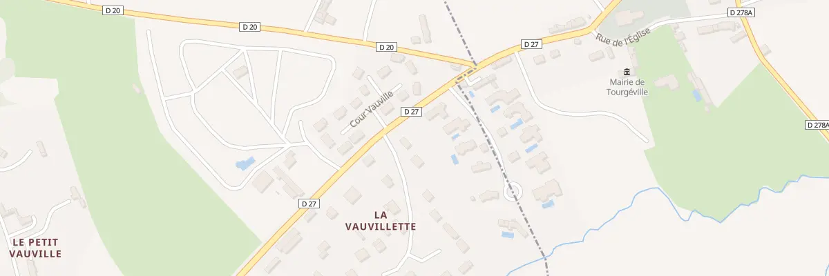 Plan du 5092 La Vauvillette à Vauville