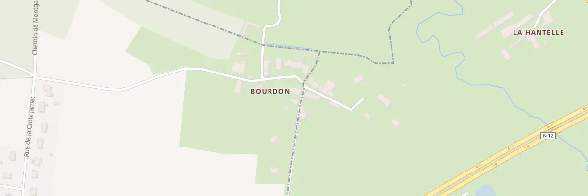 Plan du 8 Rue de Bourdon à Écouves