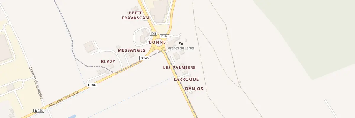 Plan du 5108 A Bonnet à Lasserrade