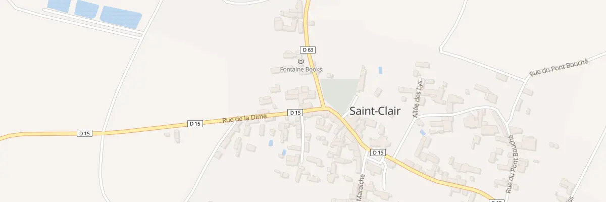 Plan du 3 Rue de la Fontaine à Saint-Clair