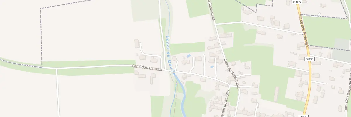 Plan du 12 Cami Dou Baradat à Pujo