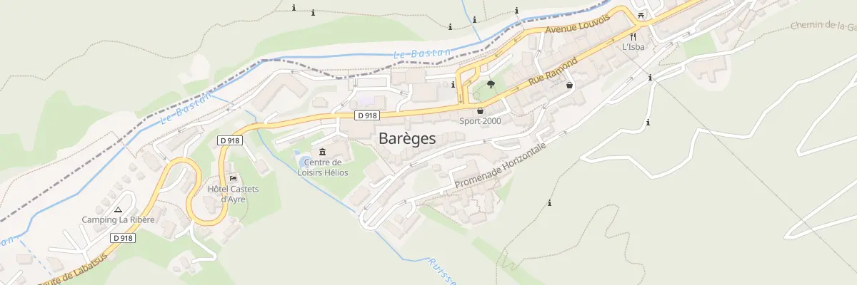 Plan du 24 Rue de Madame de Maintenon à Barèges