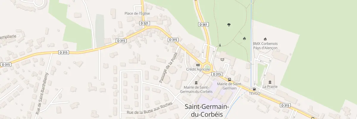 Plan du 28A Rue du Général Leclerc à Saint-Germain-du-Corbéis