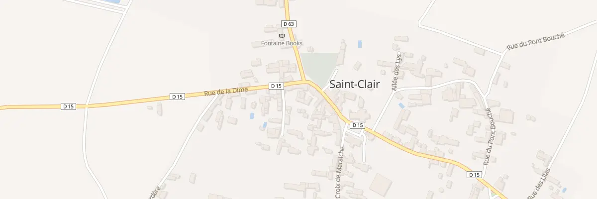 Plan du 9 Rue de la Dime à Saint-Clair