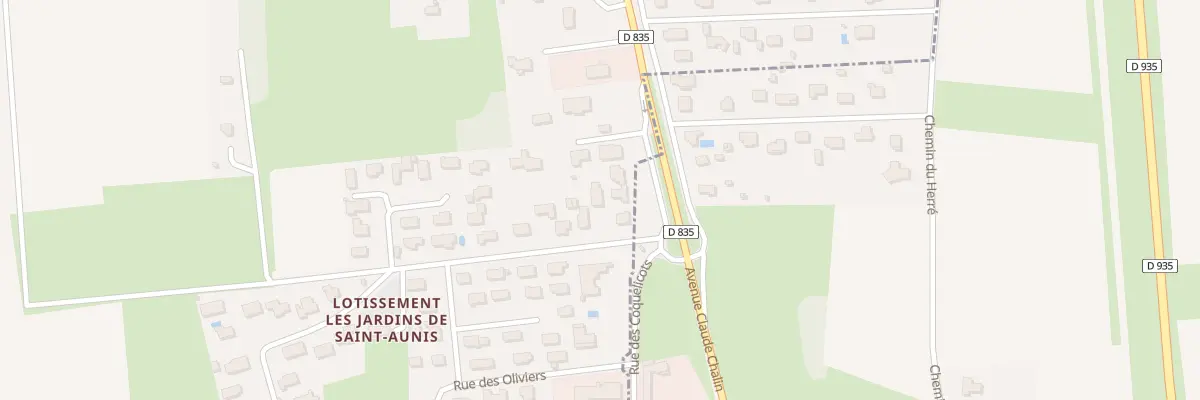 Plan du 29 Lot St Aunis à Vic-en-Bigorre