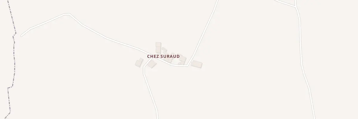 Plan du 7 Vge de Chez Suraud à Bécheresse