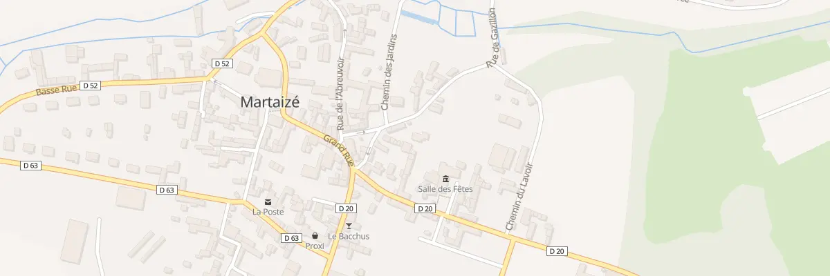 Plan du 8 Rue de Gazillon à Martaizé