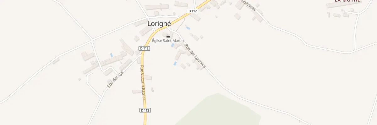 Plan du 8 Rue des Lauriers à Lorigné