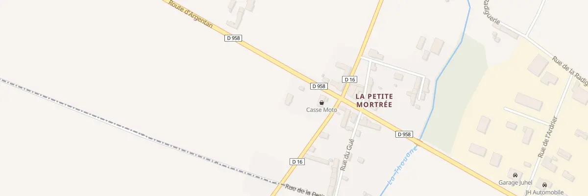 Plan du 17 Rte d’Argentan à Mortrée