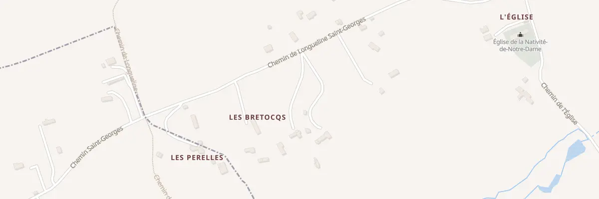 Plan du 370 Che de Longueline St Georges à Glanville