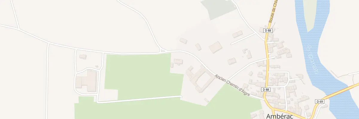 Plan du 7 Ancien Chemin d’Aigre à Ambérac