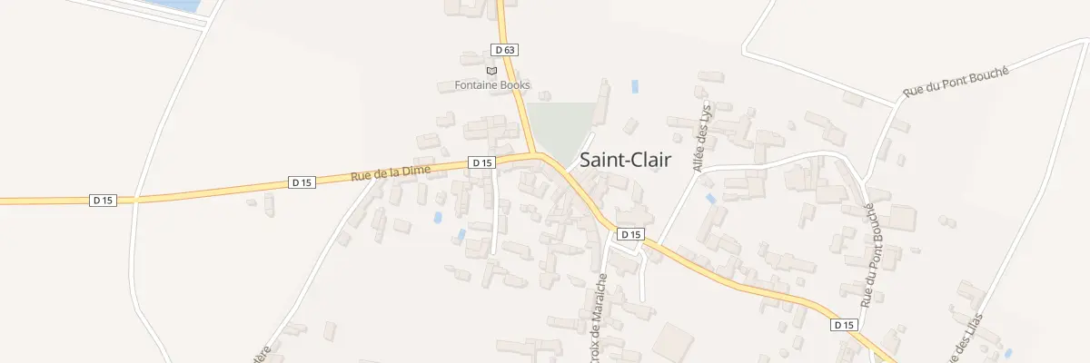 Plan du 7 Rue de la Dime à Saint-Clair