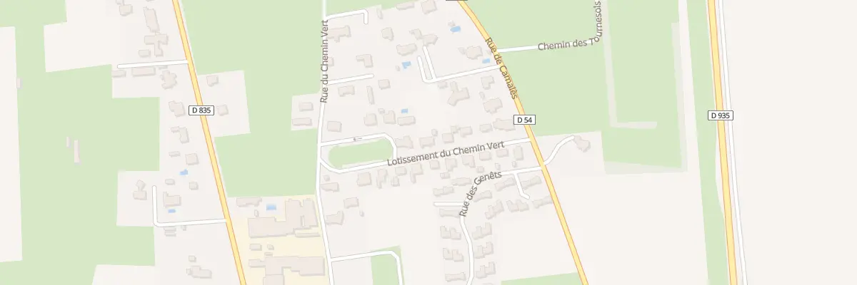 Plan du 20 Lot du Chemin Vert à Vic-en-Bigorre