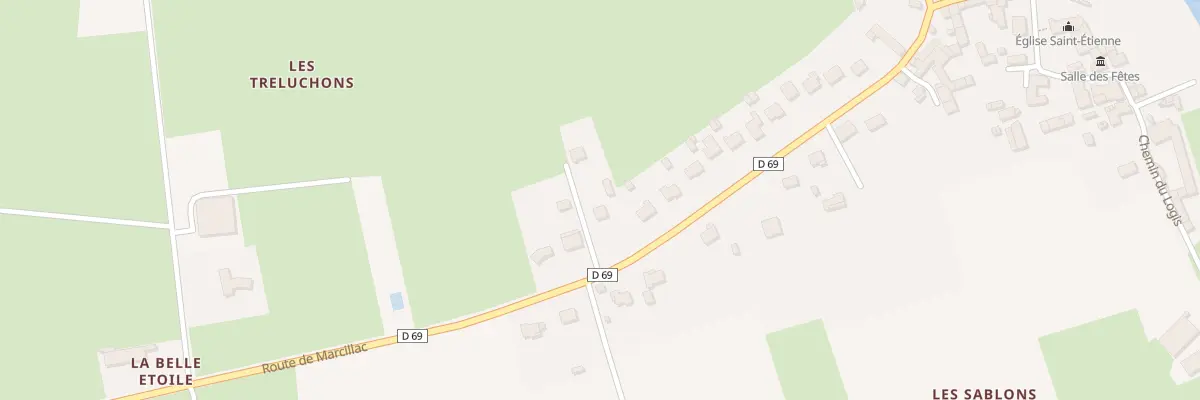 Plan du 5158 Les Treluchons à Ambérac