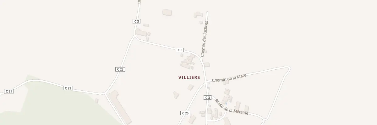 Plan du 5141 Villiers à Curzay-sur-Vonne