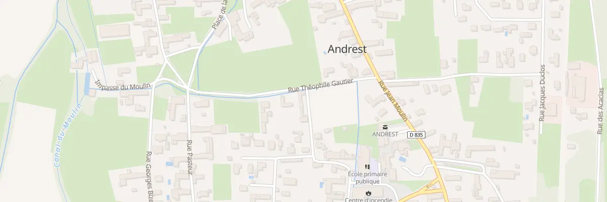 Plan du 9 Rue Paul Langevin à Andrest