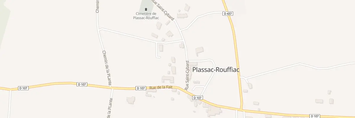 Plan du 5144 Le Bourg à Plassac-Rouffiac