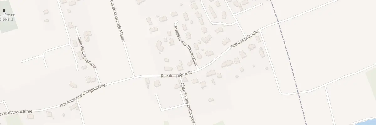 Plan du 5098 Rue Ancienne d’Angoulême à Trois-Palis