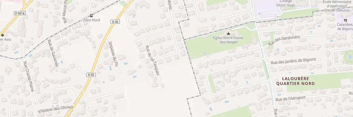 Plan du 25 Rue du Néouvielle à Odos