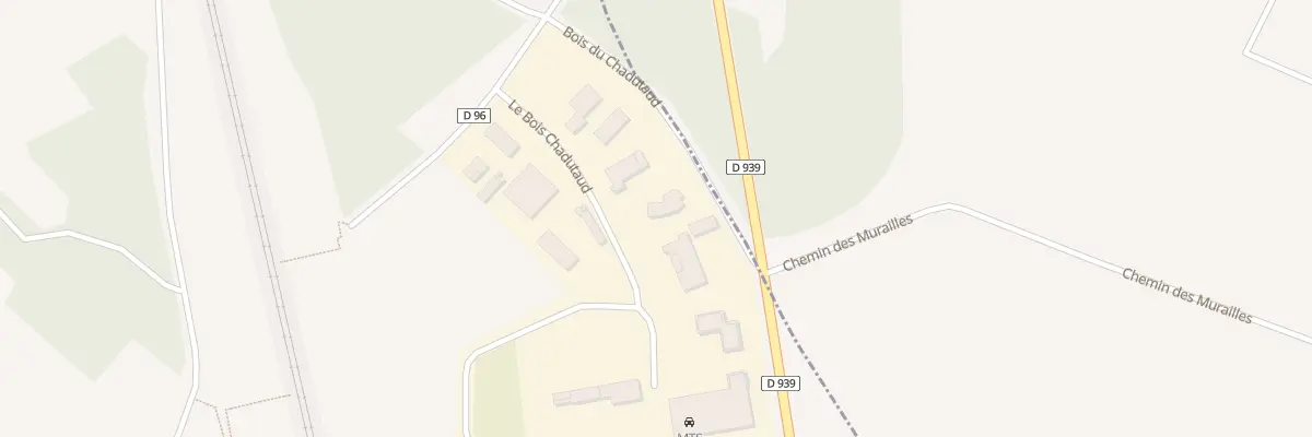 Plan du 5394 Bois du Chadutaud à Asnières-sur-Nouère