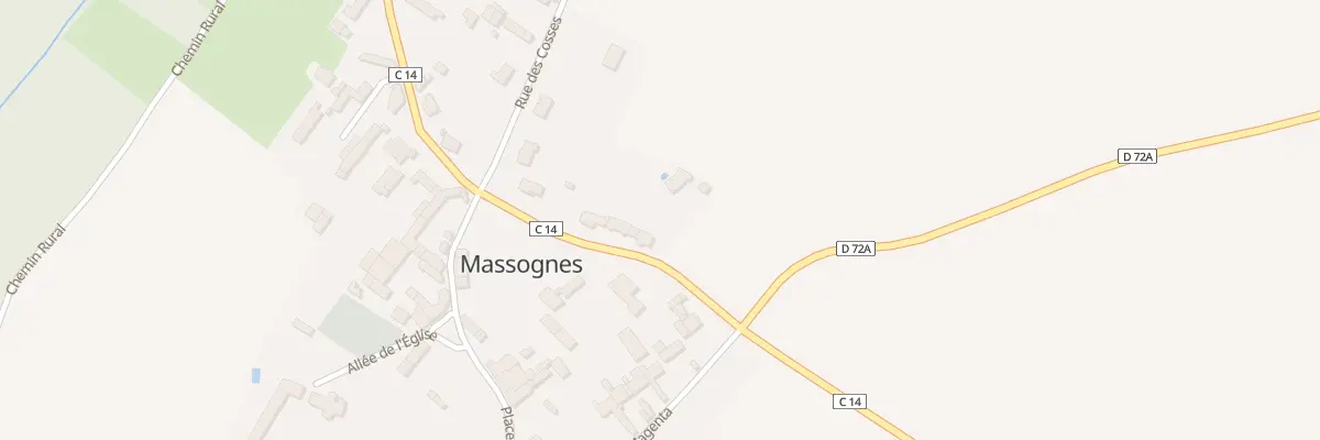 Plan du 7 Rue de la Nicolière à Massognes