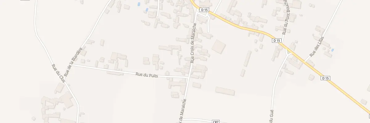 Plan du 12 Rue Croix de Maraiche à Saint-Clair