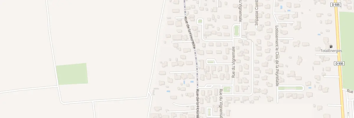 Plan du 18 Rue de la Hountéte à Oursbelille
