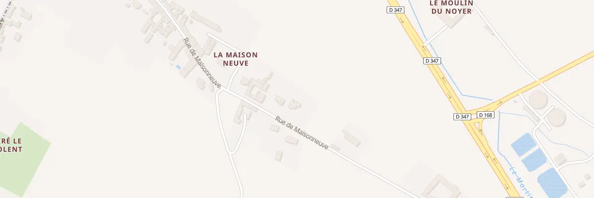 Plan du 77 Rue de Maisonneuve à Loudun